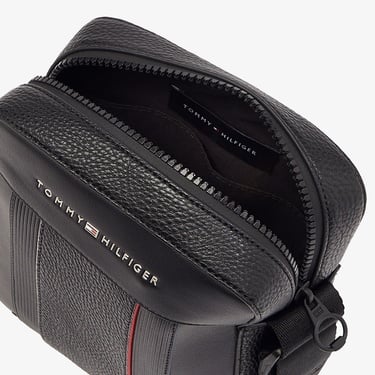  Tommy Hilfiger Foundation Mini Erkek Siyah Çapraz Çanta