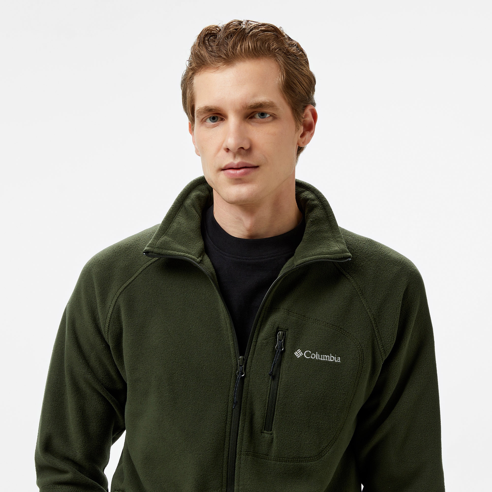 Columbia Fast Trek II Full Zip Fleece Erkek Yeşil Polar