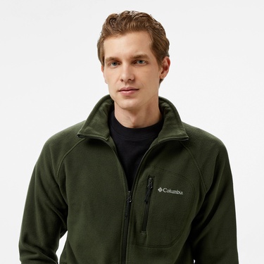  Columbia Fast Trek II Full Zip Fleece Erkek Yeşil Polar