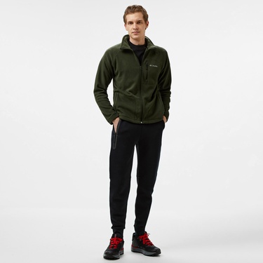  Columbia Fast Trek II Full Zip Fleece Erkek Yeşil Polar