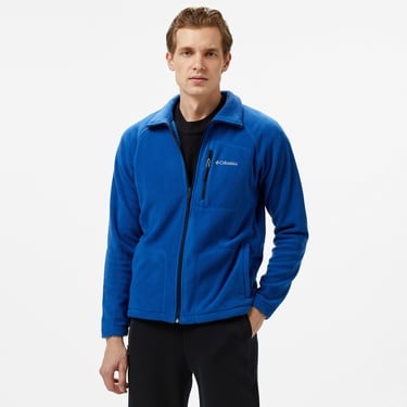  Columbia Fast Trek II Full Zip Fleece Erkek Mavi Polar Ceket