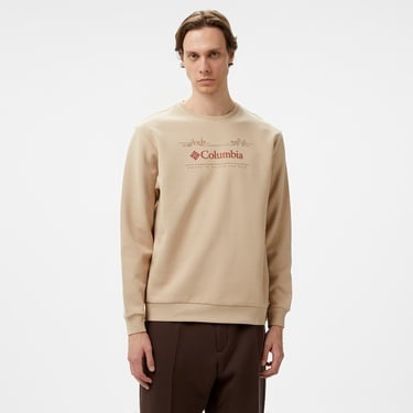  Columbia Csc Nature And Back Crew Erkek Kahverengi Sweatshirt