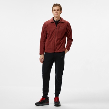  Columbia Fast Trek II Full Zip Fleece Erkek Kırmızı Polar