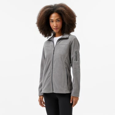  Columbia Fast Trek II Kadın Gri Fermuarlı Polar