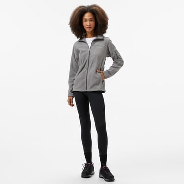  Columbia Fast Trek II Kadın Gri Fermuarlı Polar