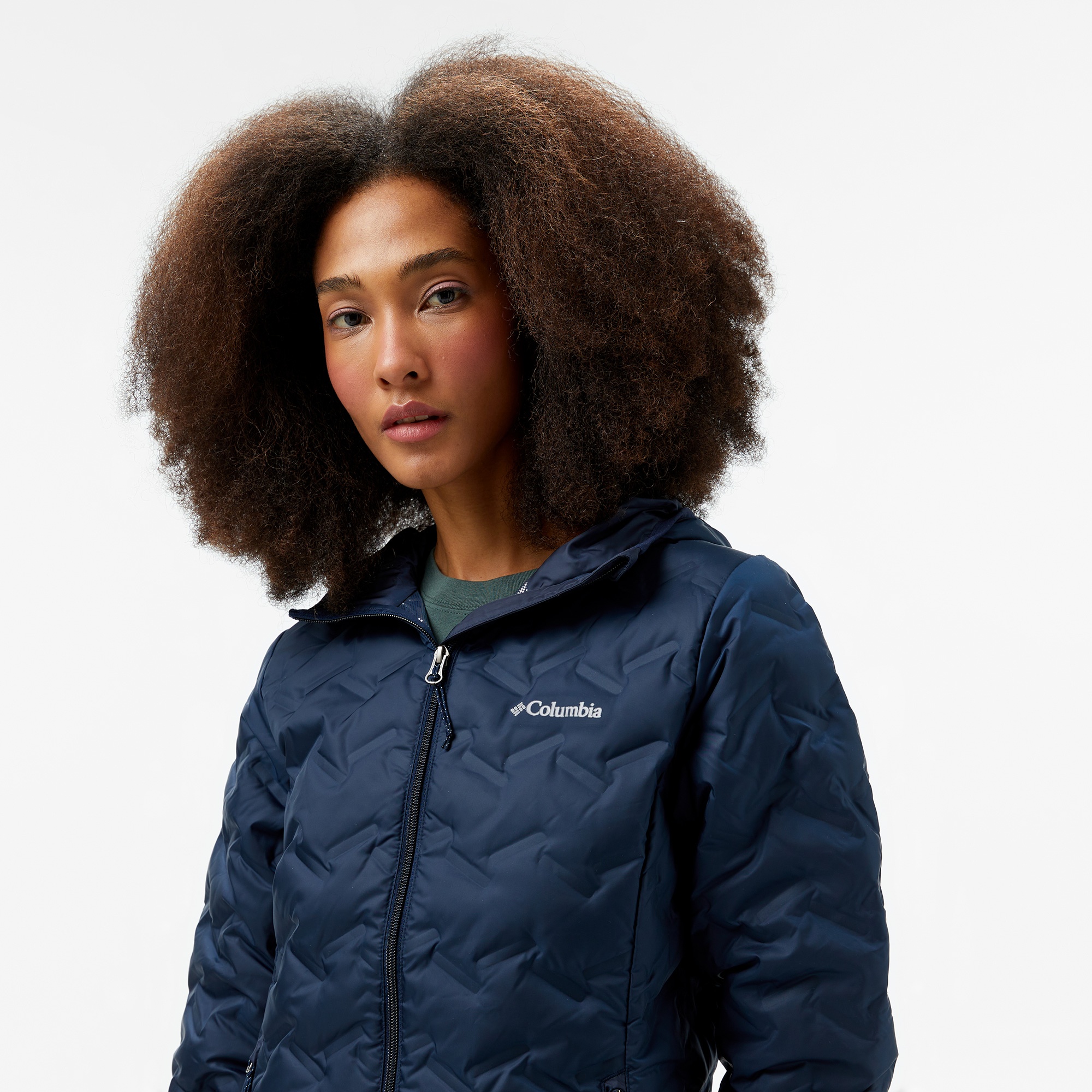 Columbia Delta Ridge Down Kadın Lacivert Mont