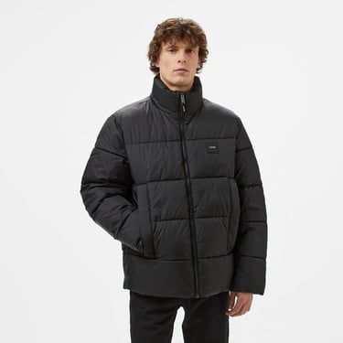  Calvin Klein Quilt Puffer Erkek Siyah Ceket