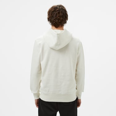  Calvin Klein Jeans Chenılle Monologo Erkek Beyaz Hoodie