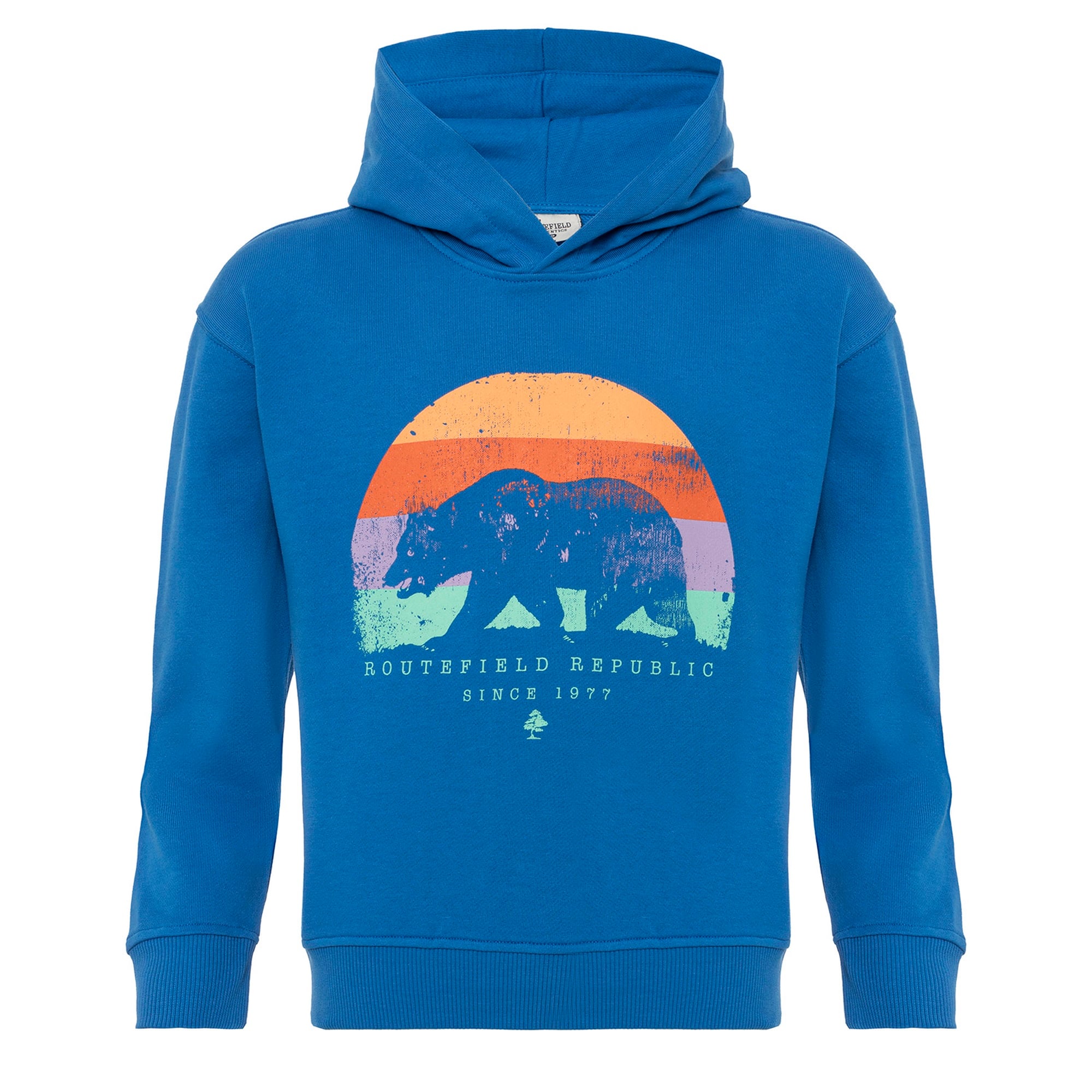 Routefield Homer Unisex Çocuk Mavi Sweatshirt