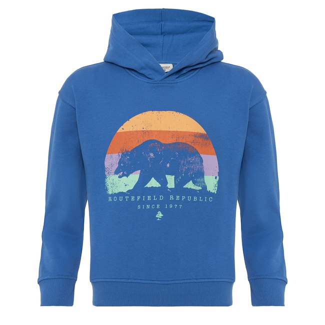  Routefield Homer Unisex Çocuk Mavi Sweatshirt