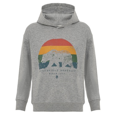  Routefield Homer Unisex Çocuk Gri Sweatshirt