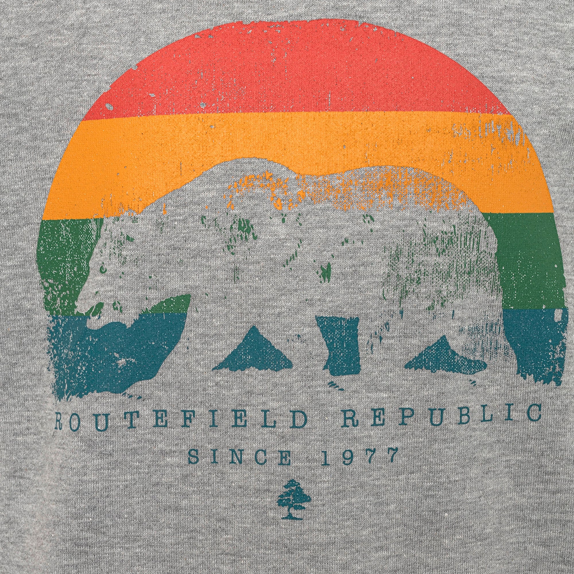 Routefield Homer Unisex Çocuk Gri Sweatshirt