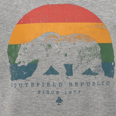  Routefield Homer Unisex Çocuk Gri Sweatshirt