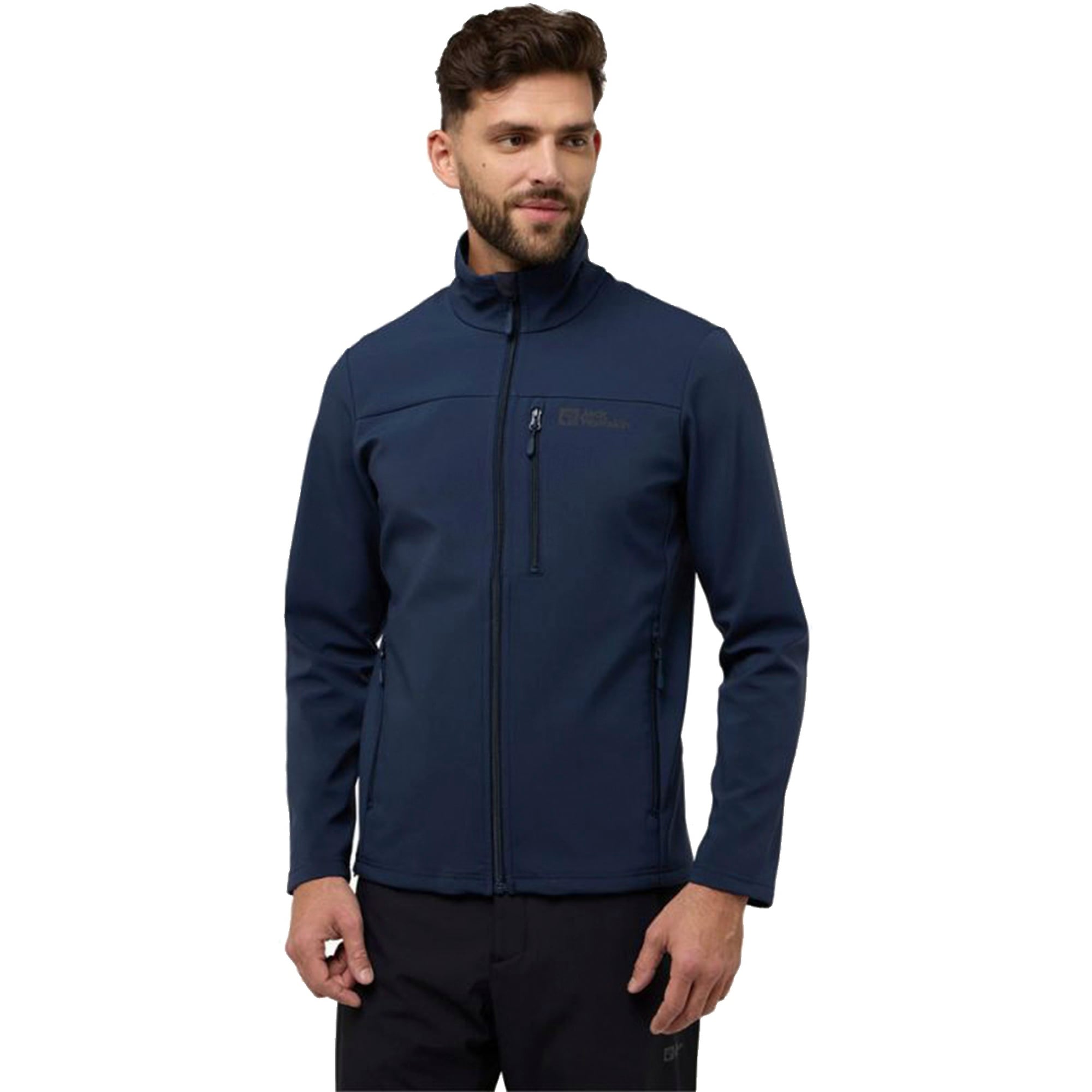 Jack Wolfskin Whirlwind Erkek Mavi Softshell