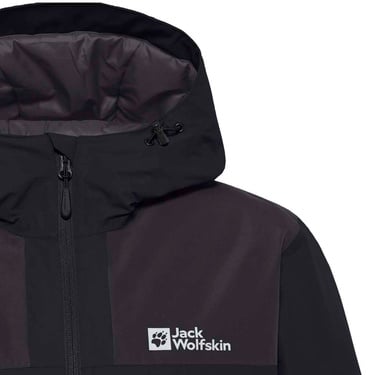  Jack Wolfskin Jasper Ins Erkek Siyah Outdoor Ceketi