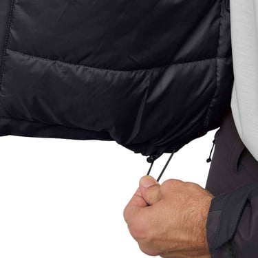  Jack Wolfskin Jasper Ins Erkek Siyah Outdoor Ceketi