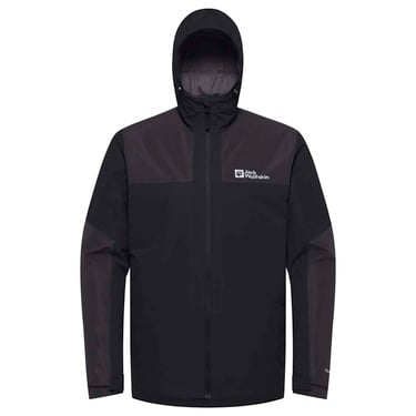  Jack Wolfskin Jasper Ins Erkek Siyah Outdoor Ceketi
