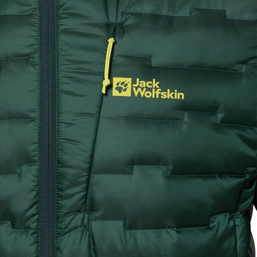 Jack Wolfskin Passamani Down Erkek Yeşil Outdoor Ceketi