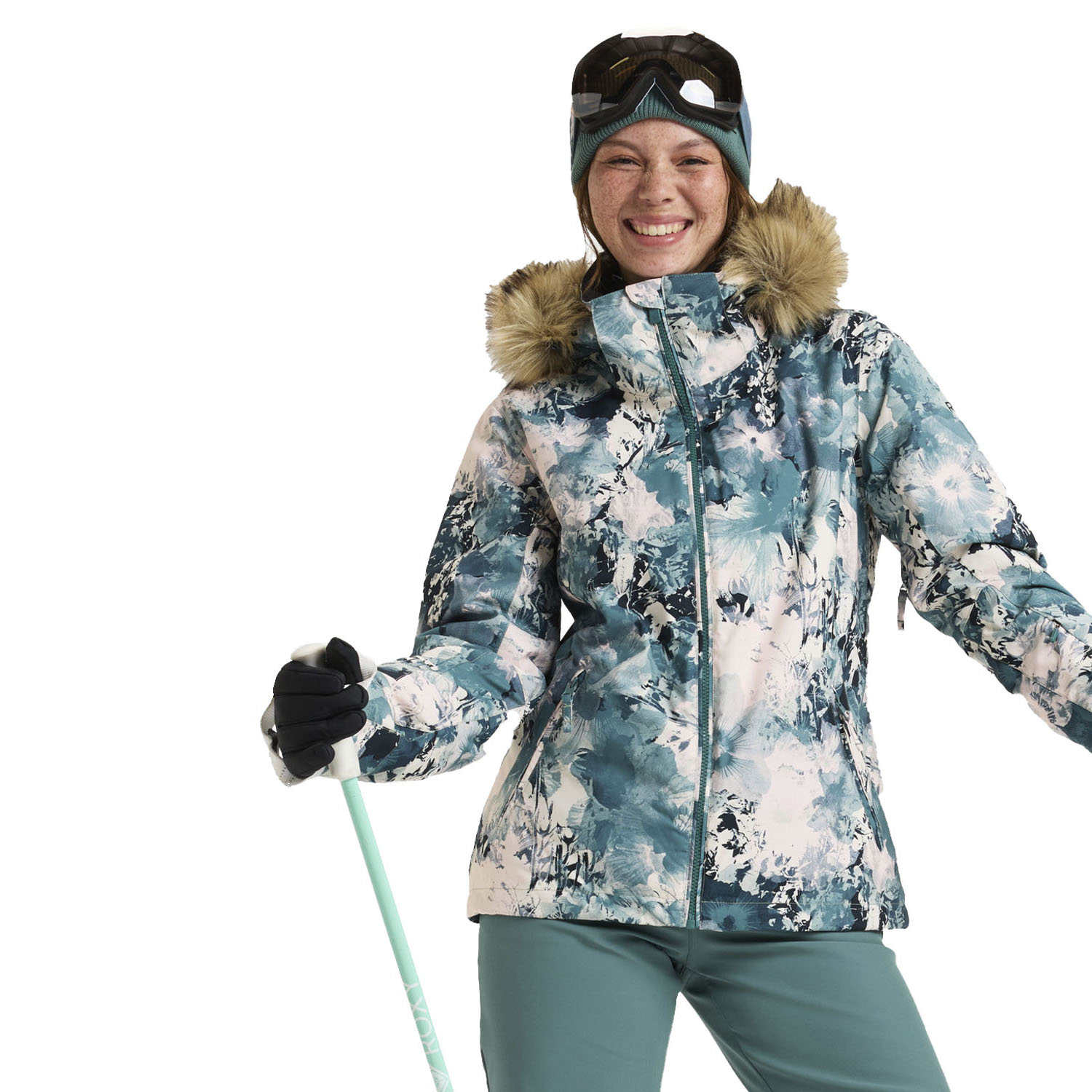  Roxy Jet Ski Kadın Kırmızı Snowboard Ceketi