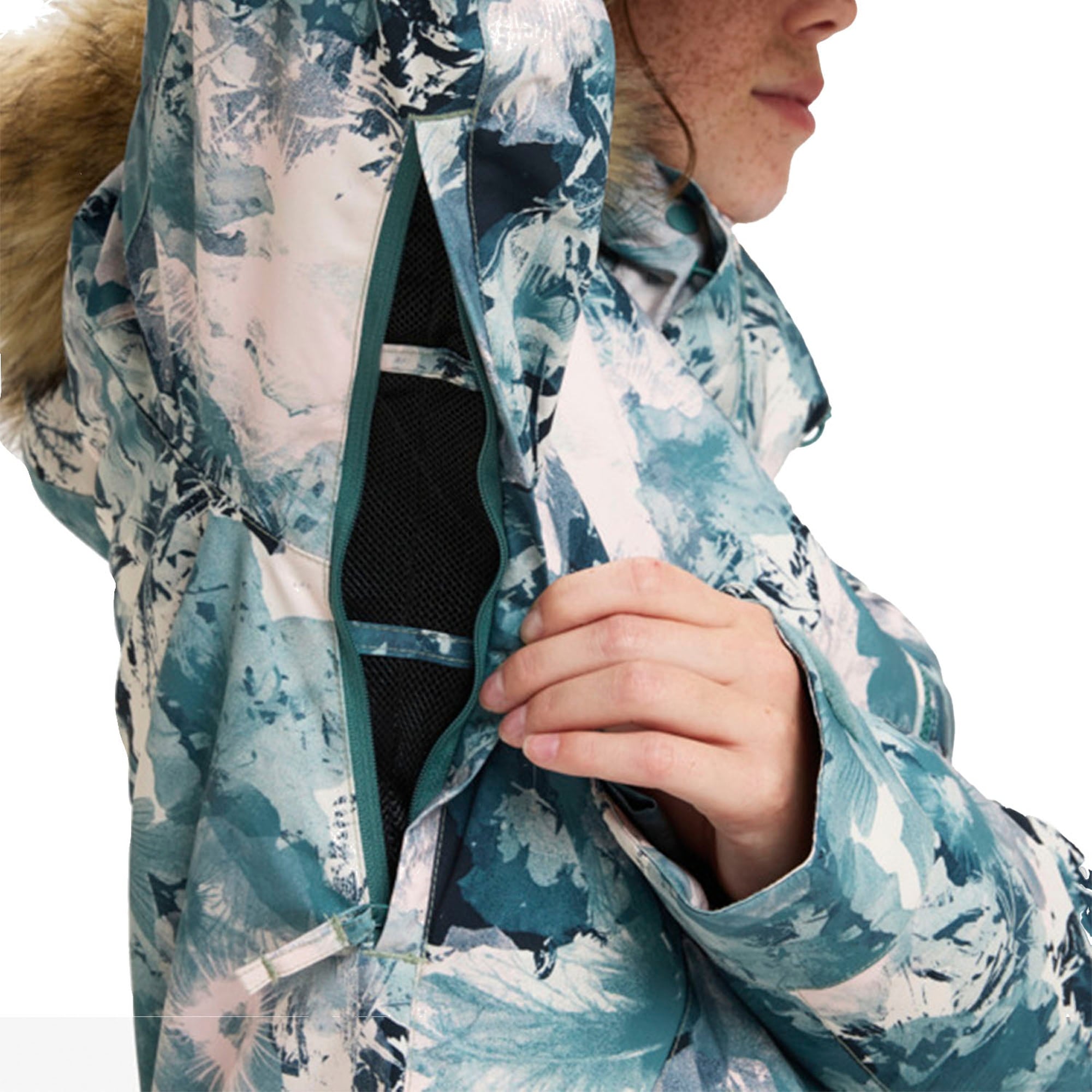 Roxy Jet Ski Kadın Kırmızı Snowboard Ceketi