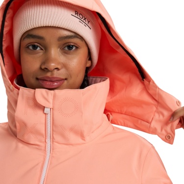  Roxy Free Jet Block Kadın Pembe Snowboard Ceketi