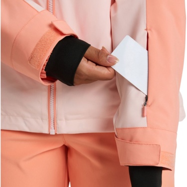  Roxy Free Jet Block Kadın Pembe Snowboard Ceketi