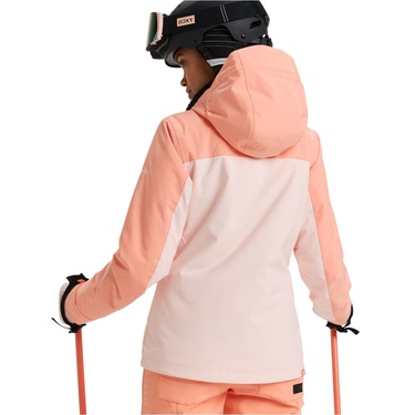  Roxy Free Jet Block Kadın Pembe Snowboard Ceketi
