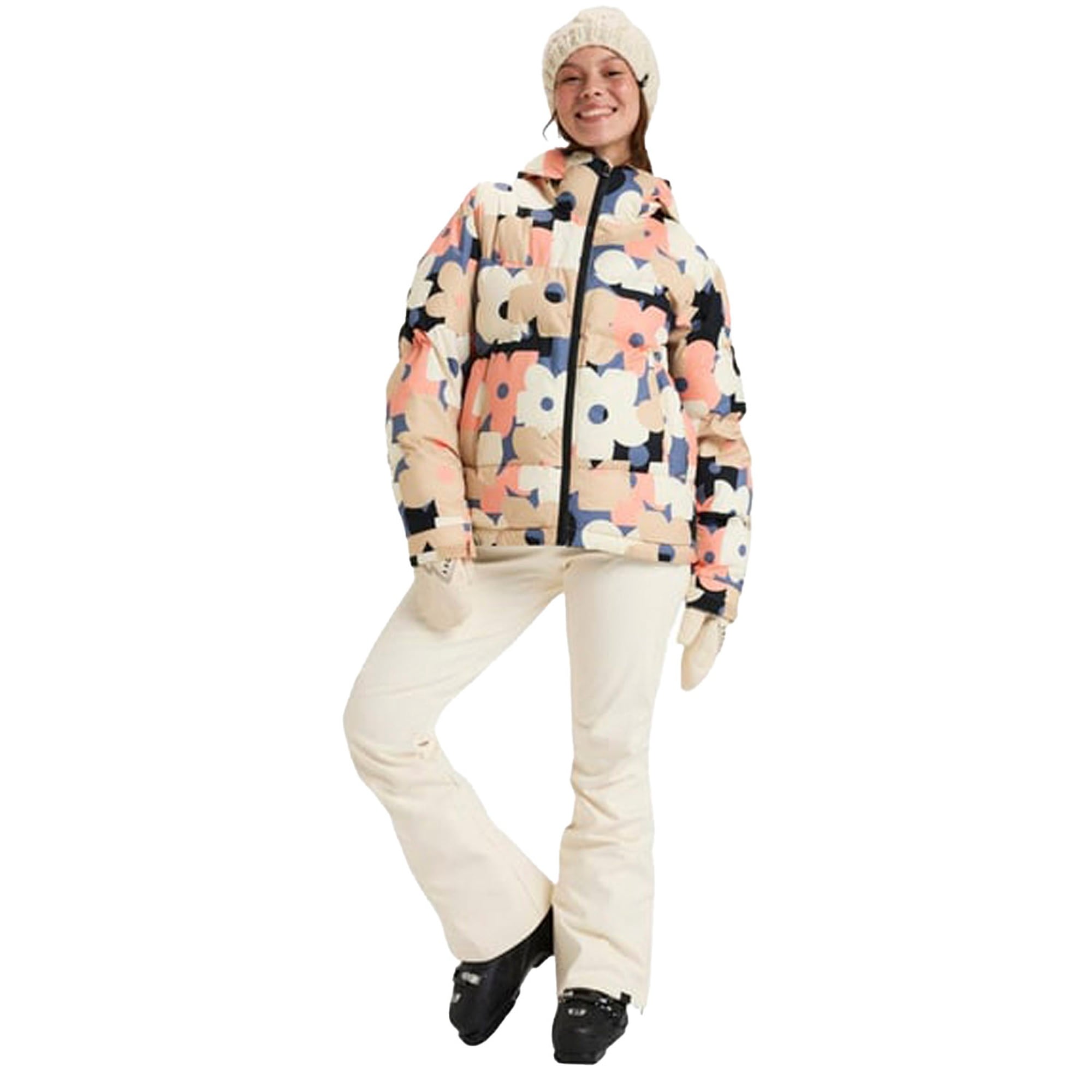 Roxy Alofted Puffy Jk Kadın Snowboard Ceketi