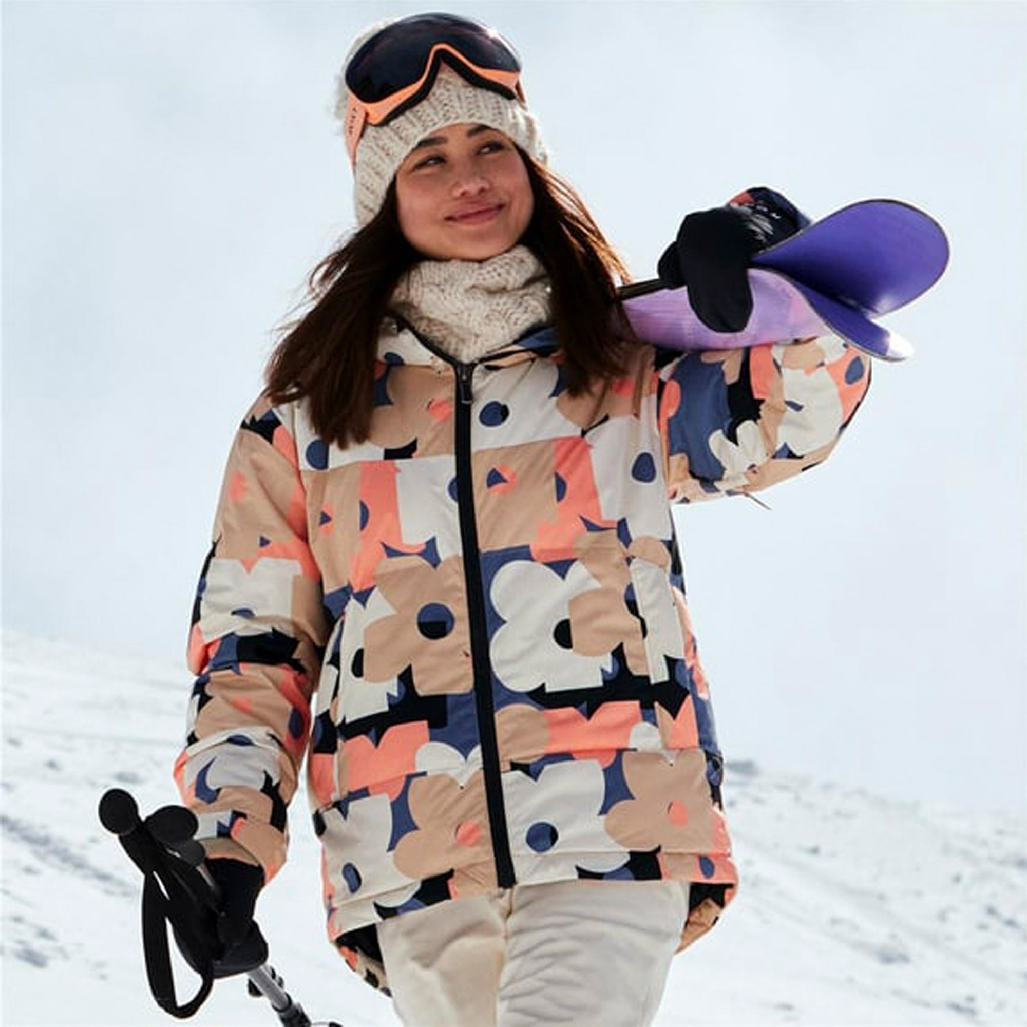 Roxy Alofted Puffy Jk Kadın Snowboard Ceketi