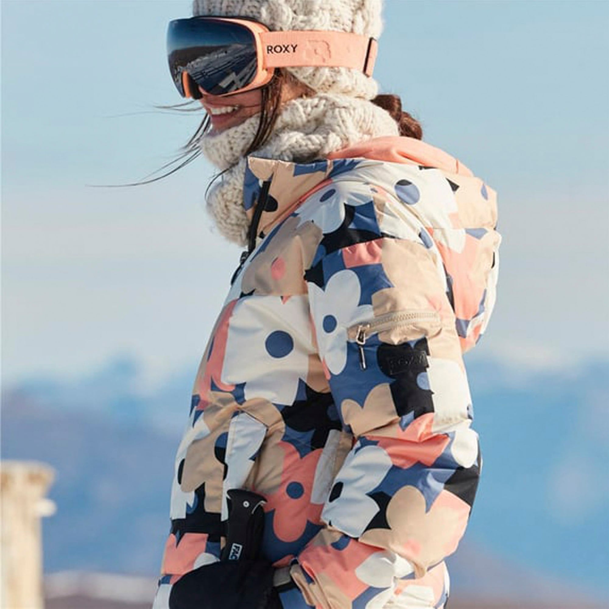 Roxy Alofted Puffy Jk Kadın Snowboard Ceketi