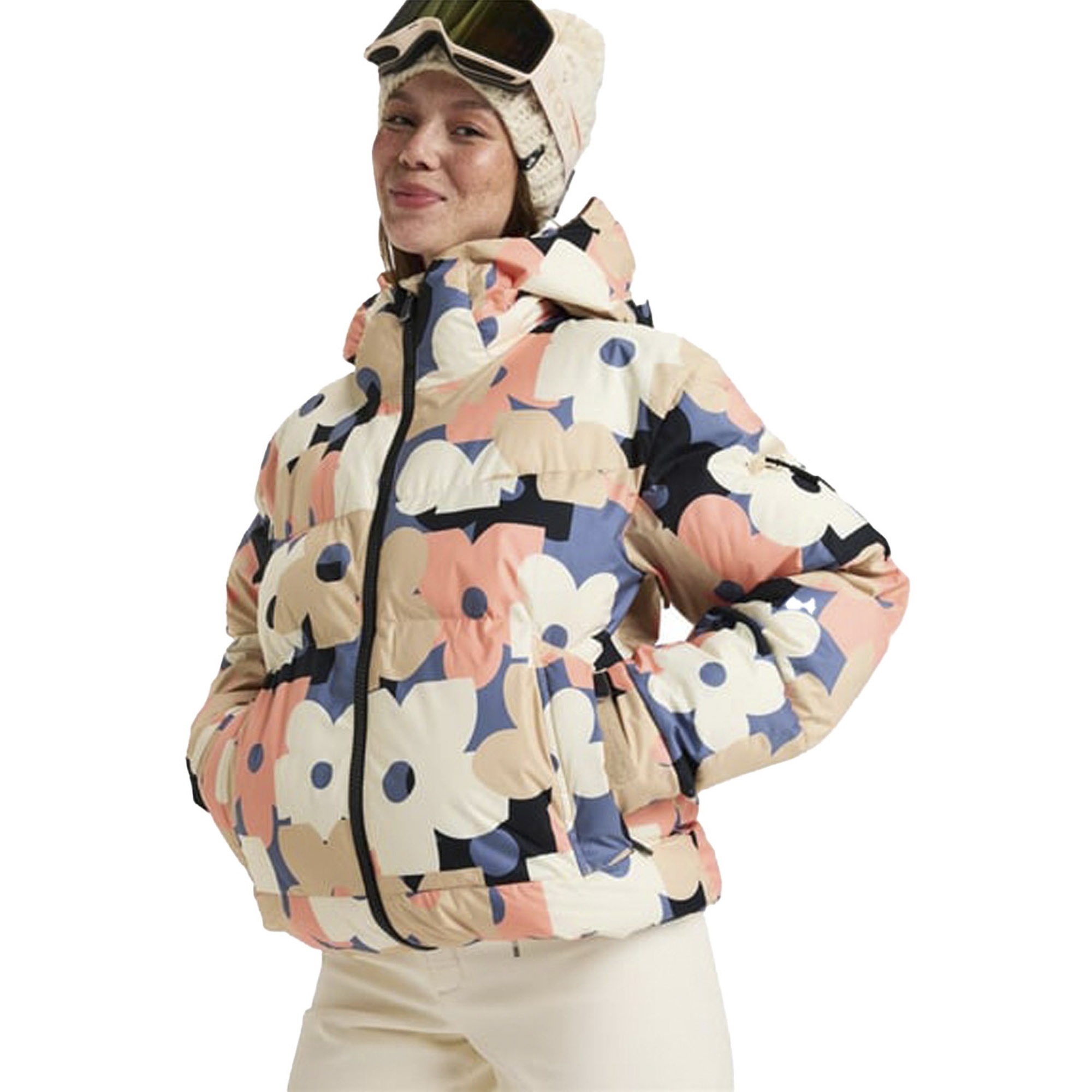 Roxy Alofted Puffy Jk Kadın Snowboard Ceketi