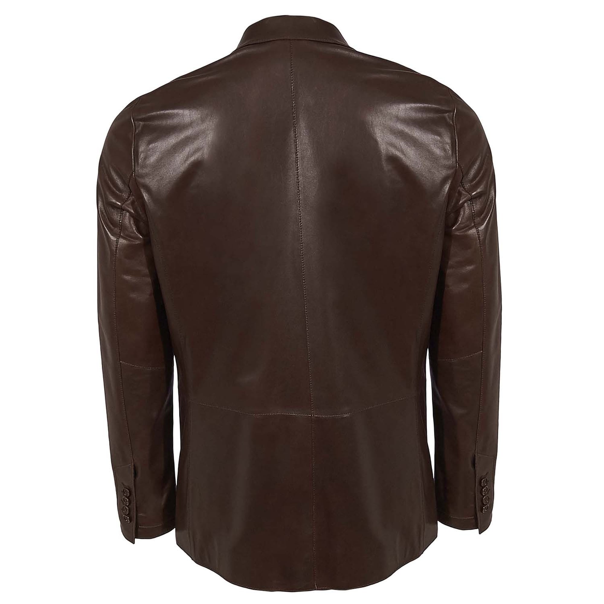 Kahve Anatole Erkek Deri Ceket