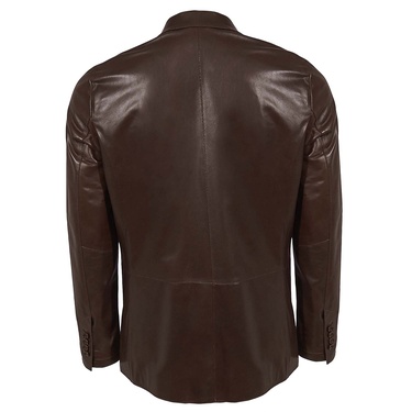  Kahve Anatole Erkek Deri Ceket