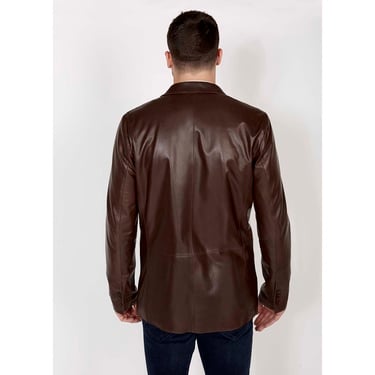  Kahve Anatole Erkek Deri Ceket