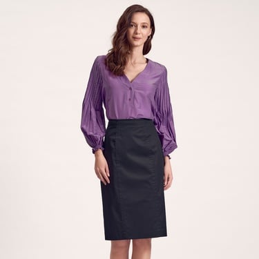  Siyah Kadın Kalem Etek