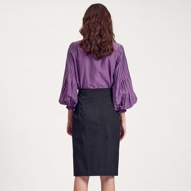  Siyah Kadın Kalem Etek