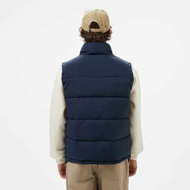  Guess ReLenght Vest Coated Light Poly Erkek Lacivert Yelek