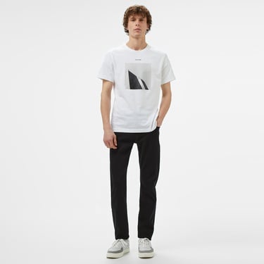  Calvin Klein City Photo Print Erkek Beyaz T-Shirt