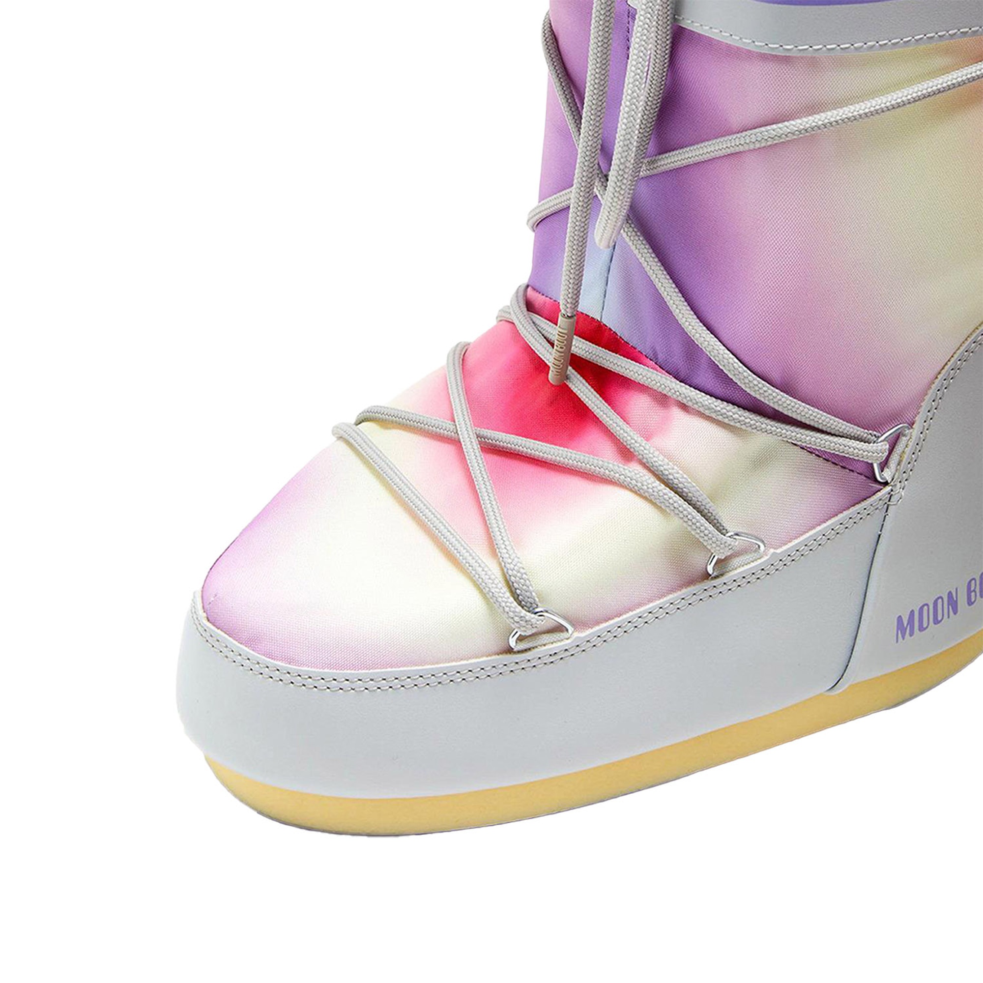 Moon Boot Mb Icon Rainbow Kadın Beyaz Kar Botu