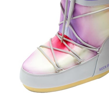  Moon Boot Mb Icon Rainbow Kadın Beyaz Kar Botu