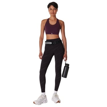  Sweaty Betty Power Icon Running Kadın Mor Koşu Bra