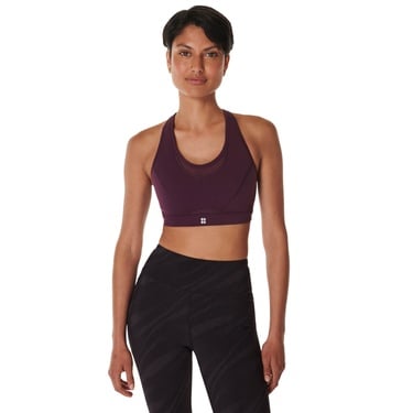  Sweaty Betty Power Icon Running Kadın Mor Koşu Bra