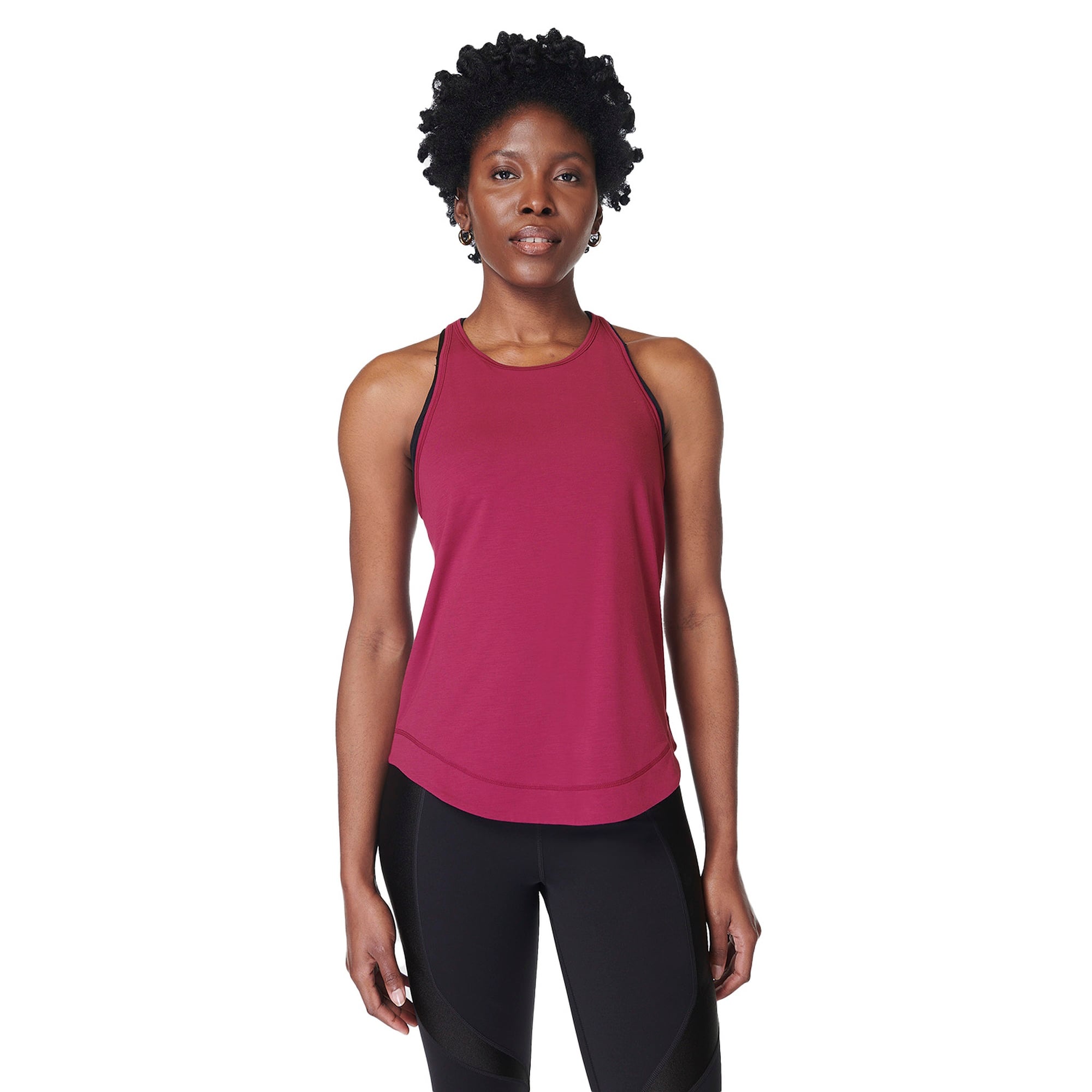 Sweaty Betty Breathe Easy Run Kadın Kırmızı Koşu Tank Top
