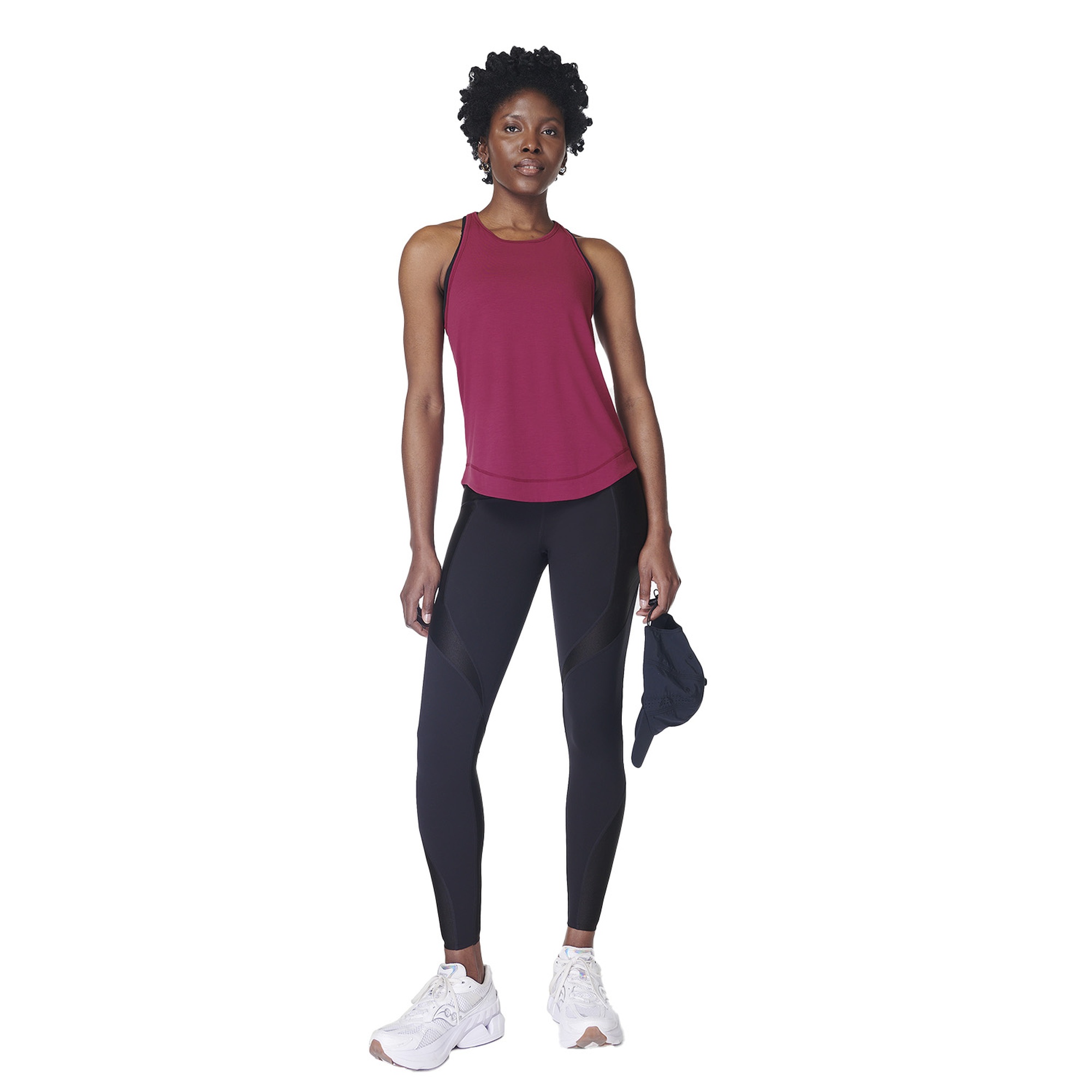 Sweaty Betty Breathe Easy Run Kadın Kırmızı Koşu Tank Top