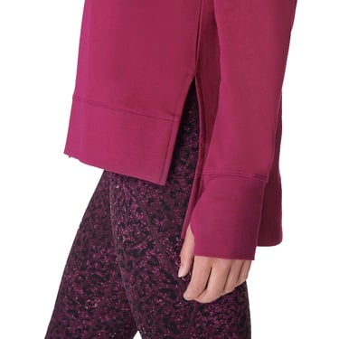  Sweaty Betty After Class Longline Sweatshir Kadın Kırmızı Sweatshirt