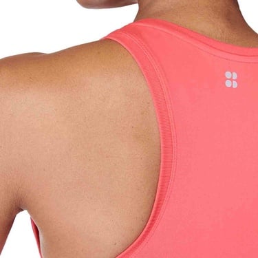  Sweaty Betty Athlete Crop Seamless Workout Kadın Koşu Tank Top
