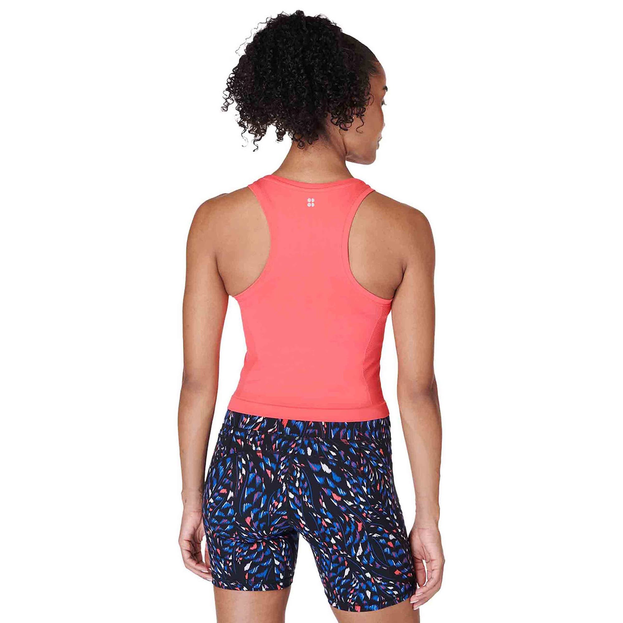 Sweaty Betty Athlete Crop Seamless Workout Kadın Koşu Tank Top