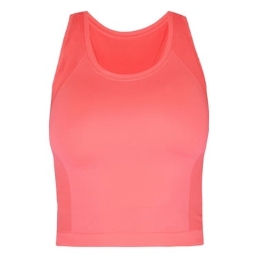  Sweaty Betty Athlete Crop Seamless Workout Kadın Koşu Tank Top