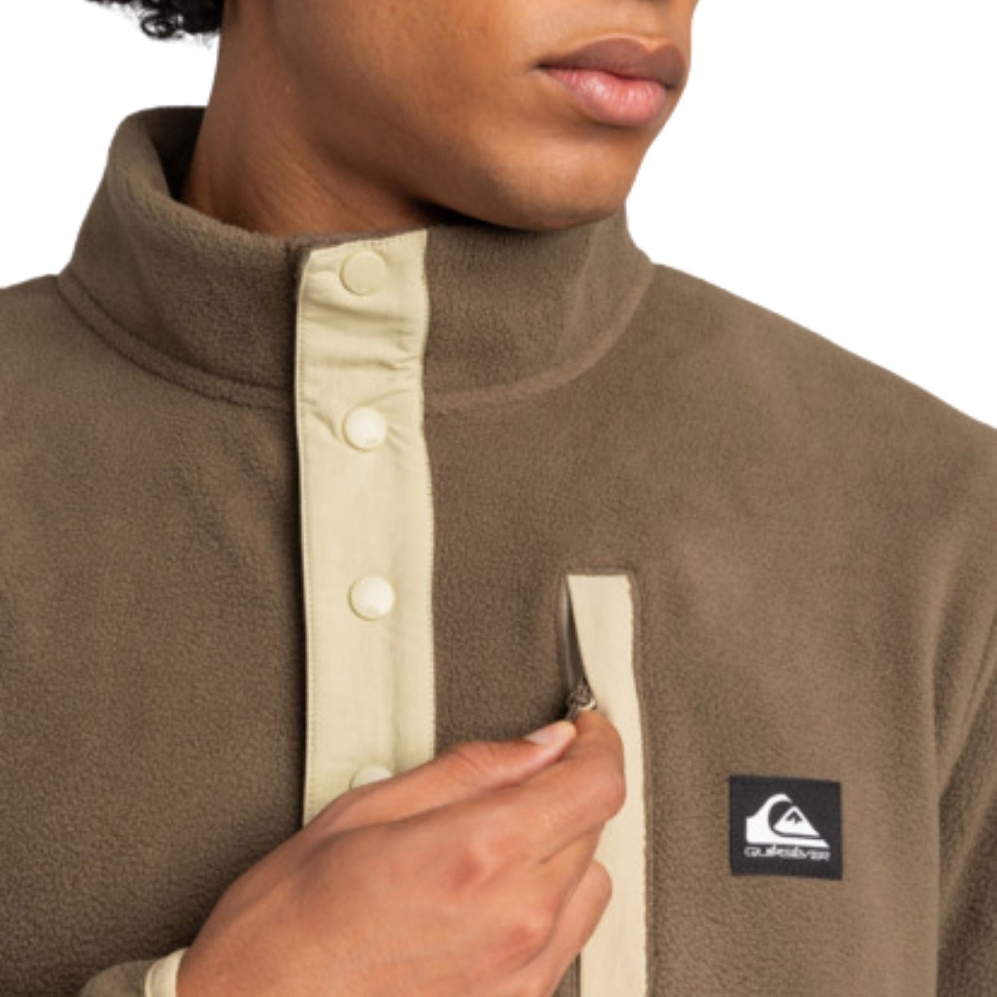 Quiksilver No Destination 2 Half Snap Erkek Polar