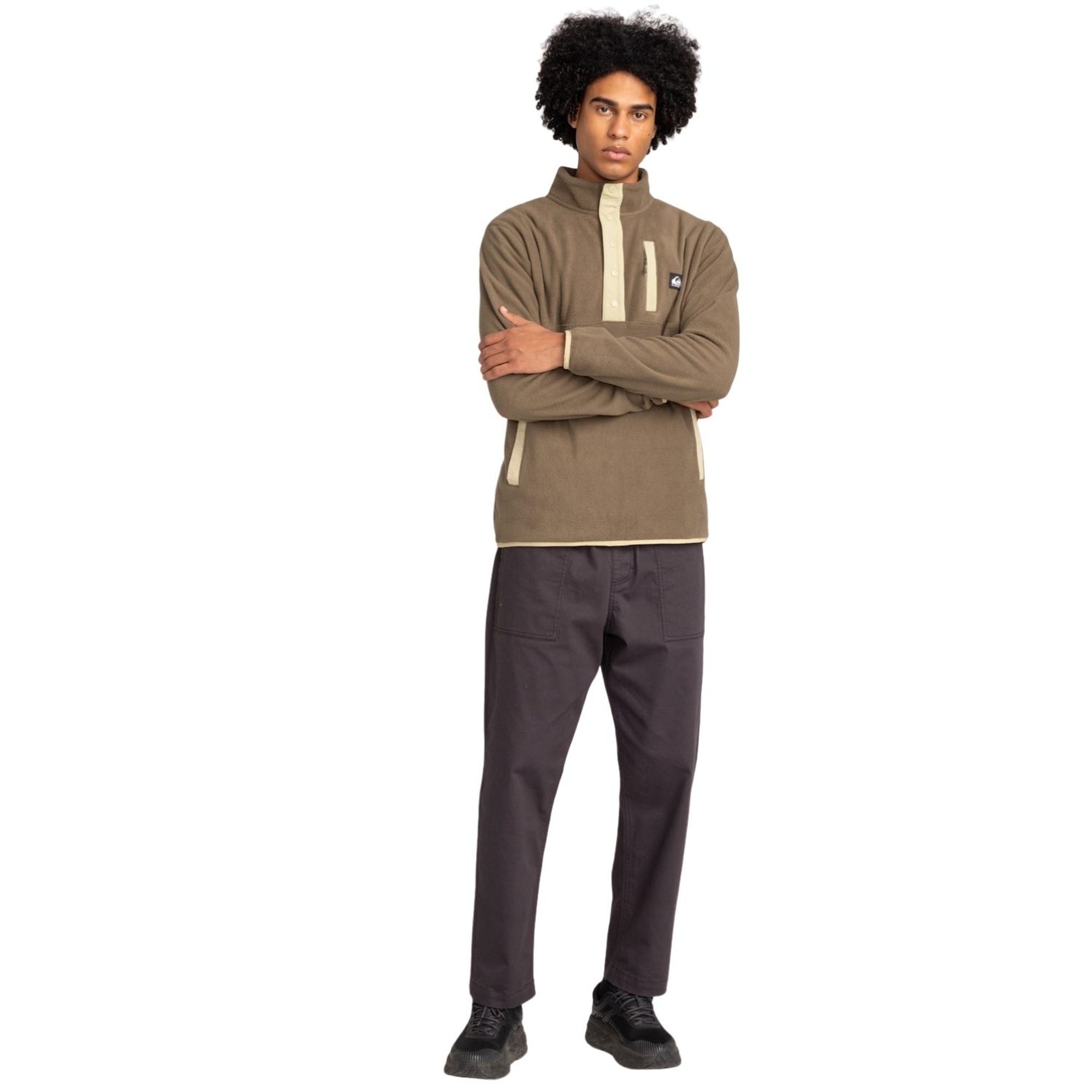 Quiksilver No Destination 2 Half Snap Erkek Polar